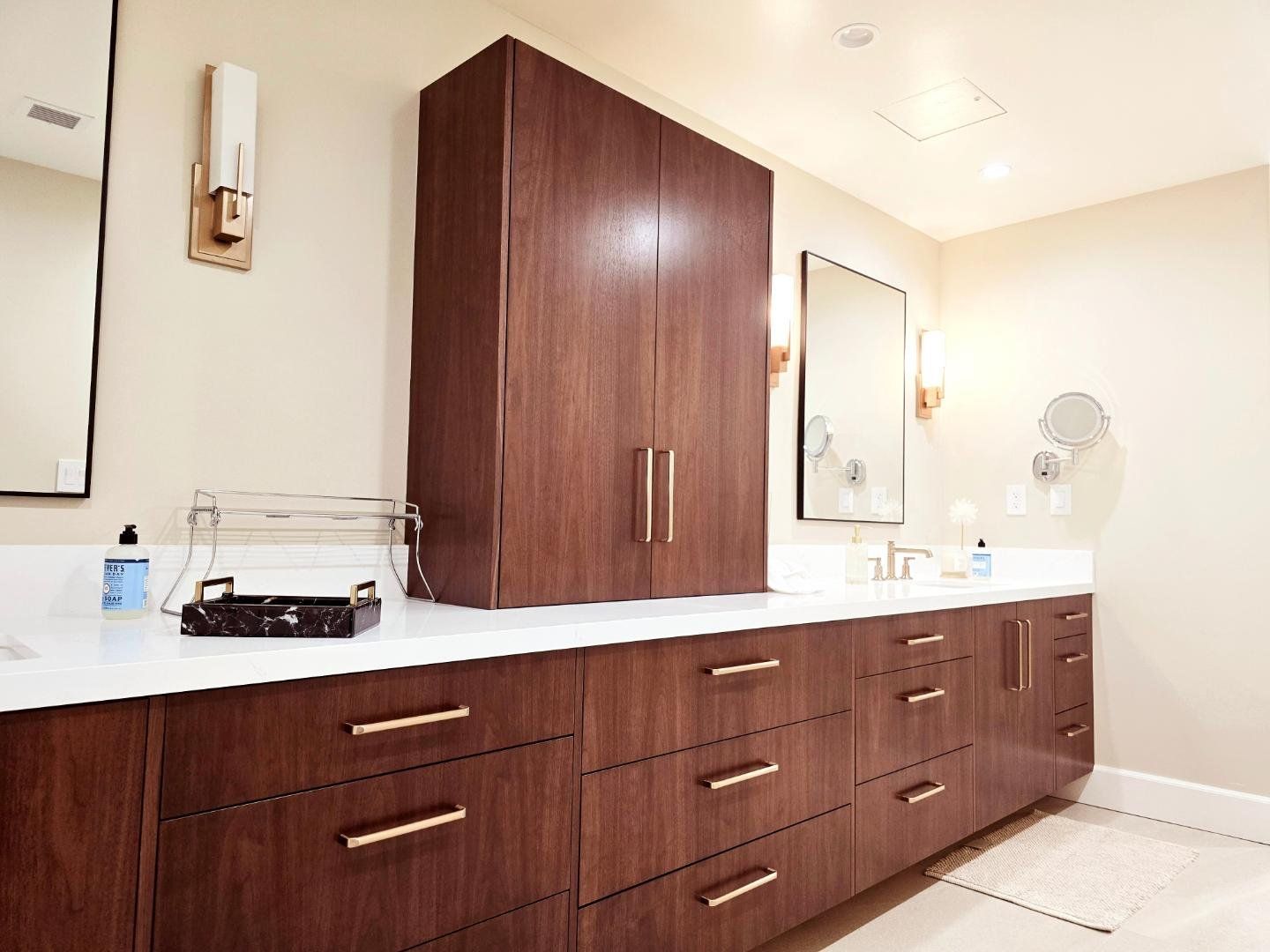 Bathroom Cabinet Refacing in Lake Forest