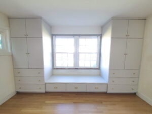 Built-in nursery cabinet and drawer storage in Orange, CA