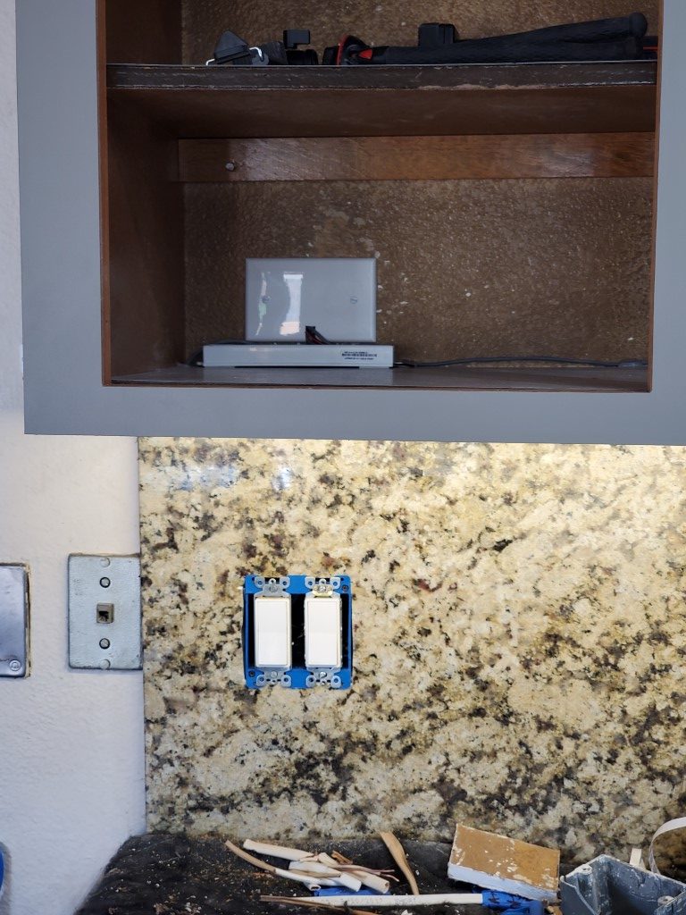 SuperMatte Cabinet Reface with LED Lighting in Lake Forest, CA