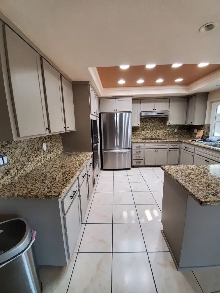 SuperMatte Cabinet Reface with LED Lighting in Lake Forest, CA